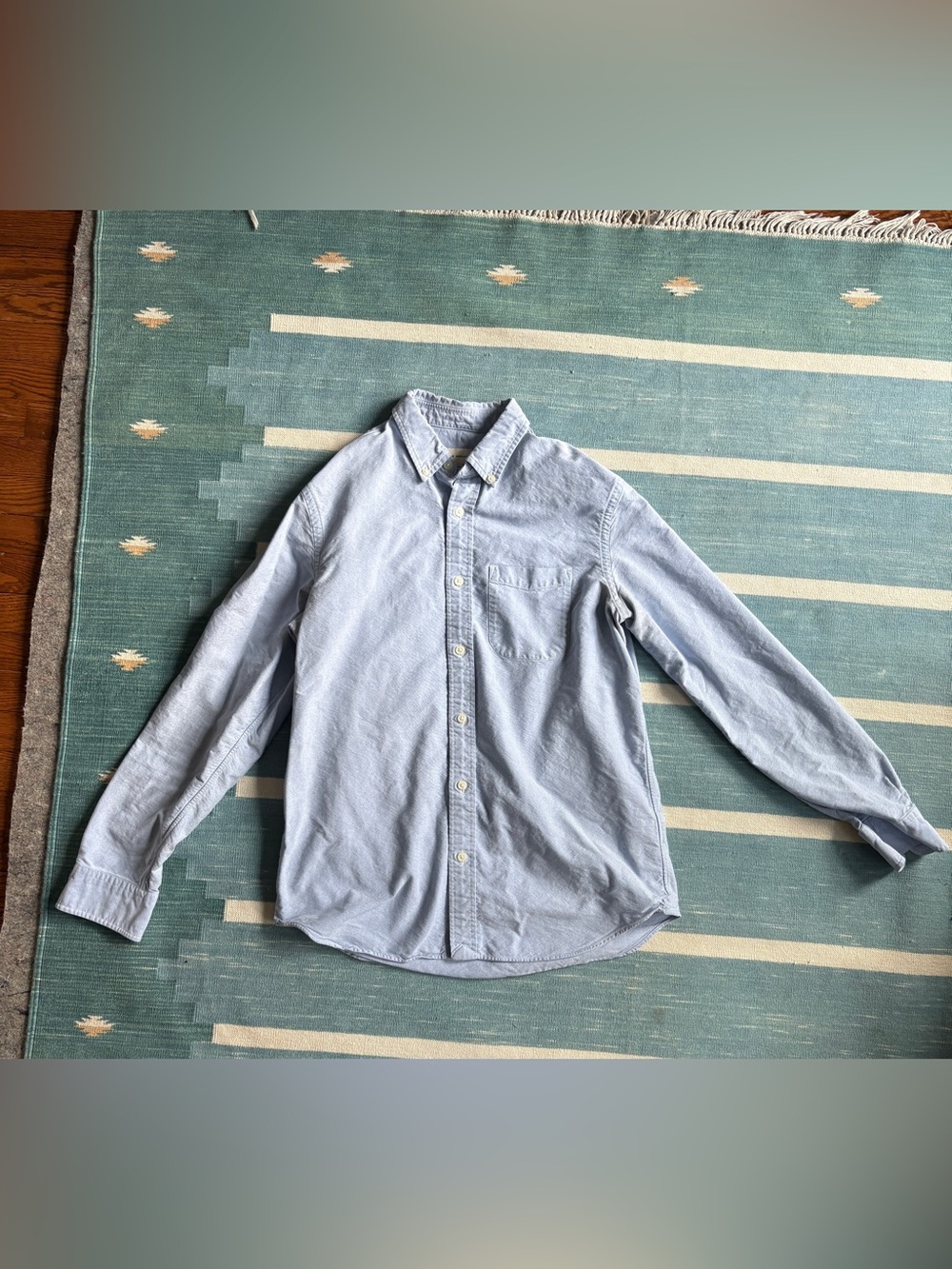 Club Monaco Light Blue Button-Down Shirt